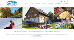 Desktop Screenshot of penzionlenka.cz